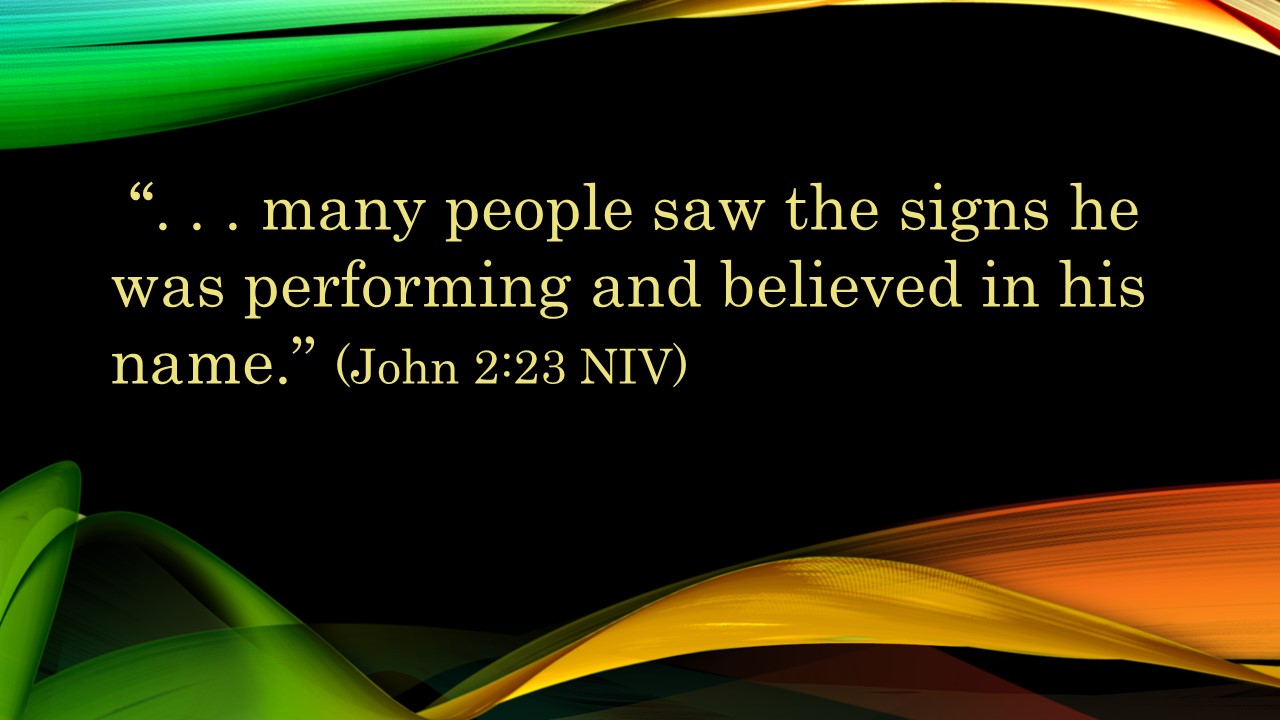 Miracles Signs Wonders Today