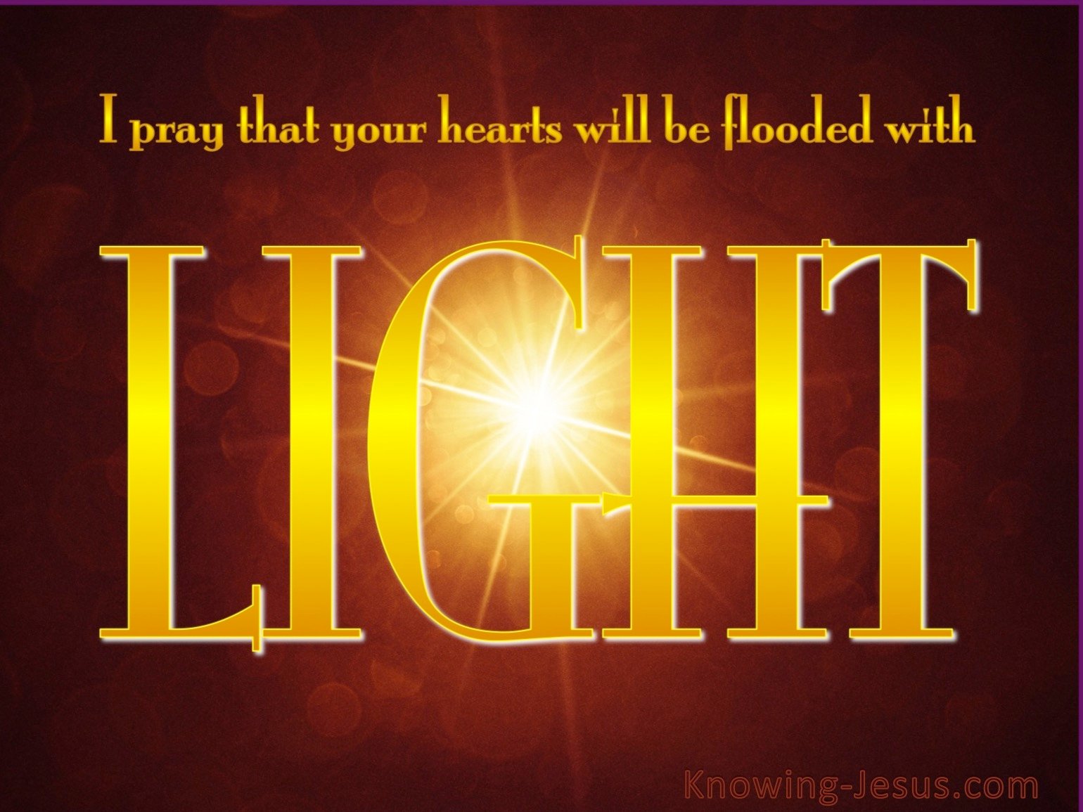 Ephesians 1 18 Pray Your Hearts Are Flooded With Light yellow