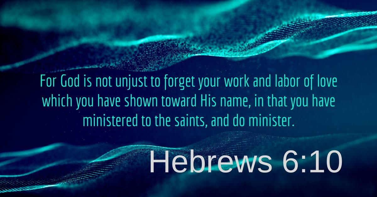 Hebrews6.10