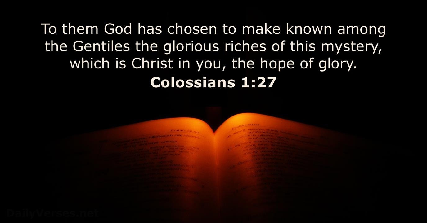 colossians 1 27