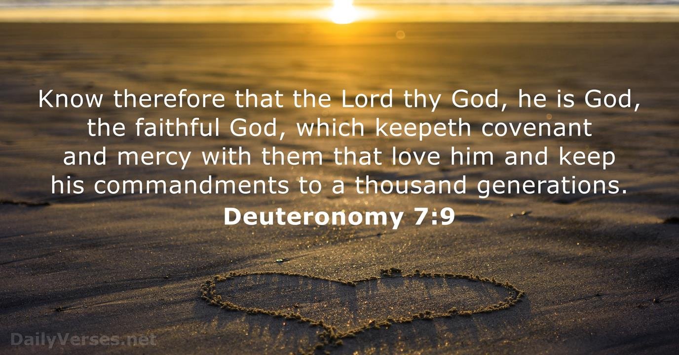 deuteronomy 7 9