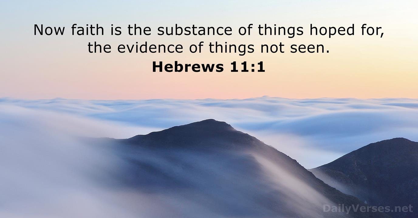 hebrews 11 1 3