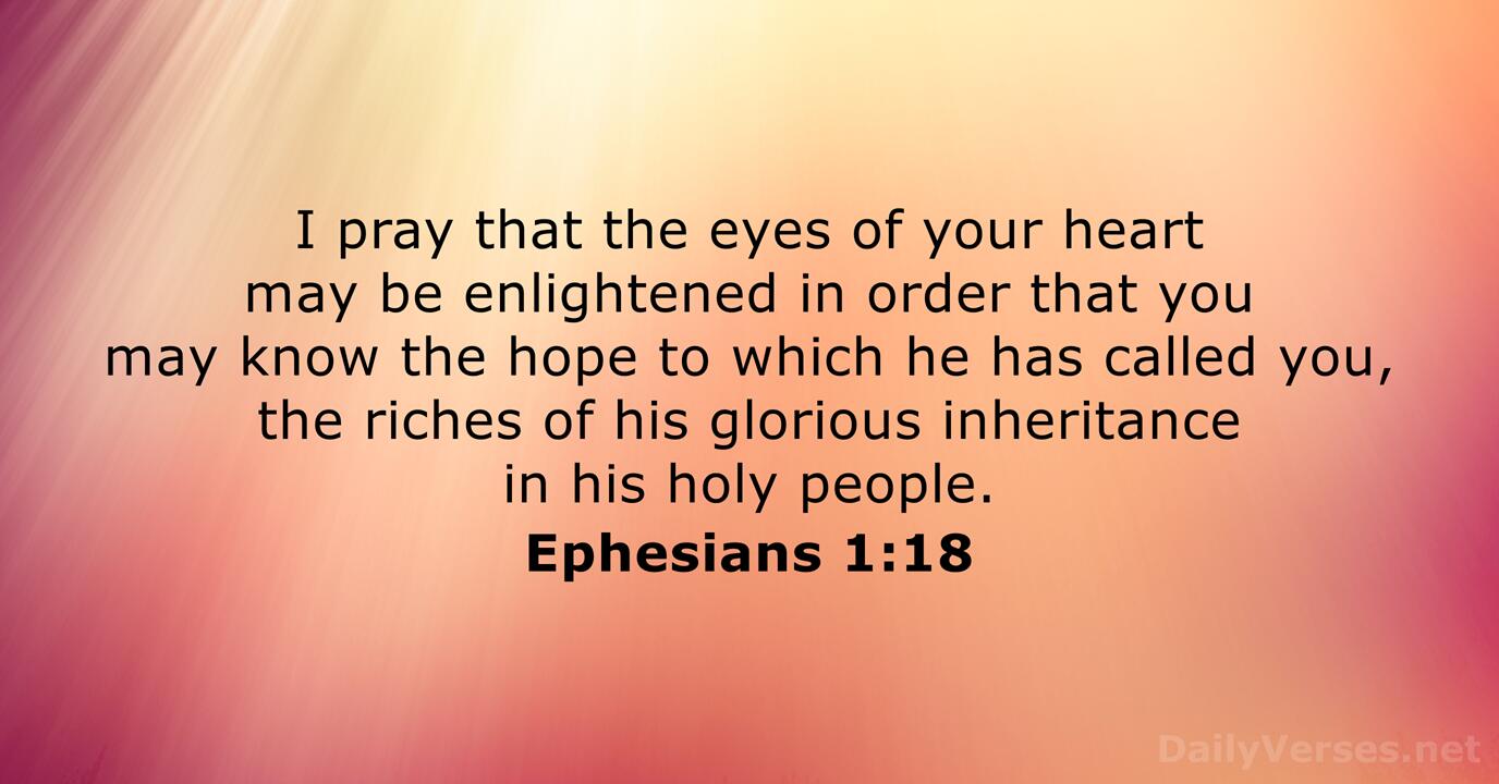 ephesians 1 18