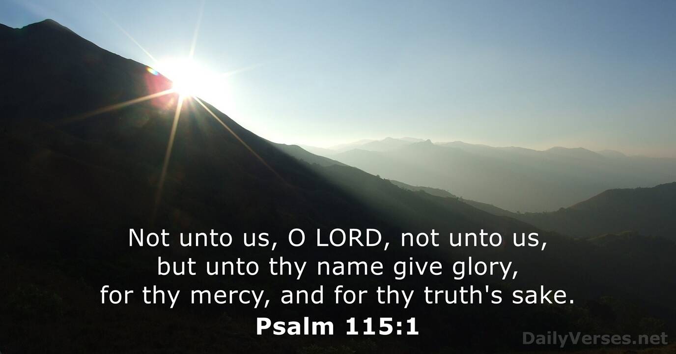 psalms 115 1